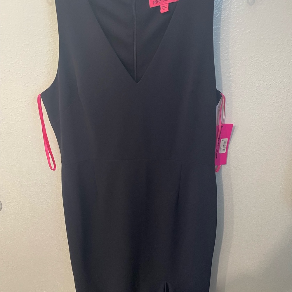 Betsey Johnson Navy Blue Midi Dress